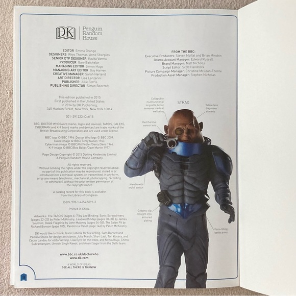 BBC DOCTOR WHO: The Visual Dictionary Paperback Book-2009-Fandom-Collectible - Picture 4 of 7